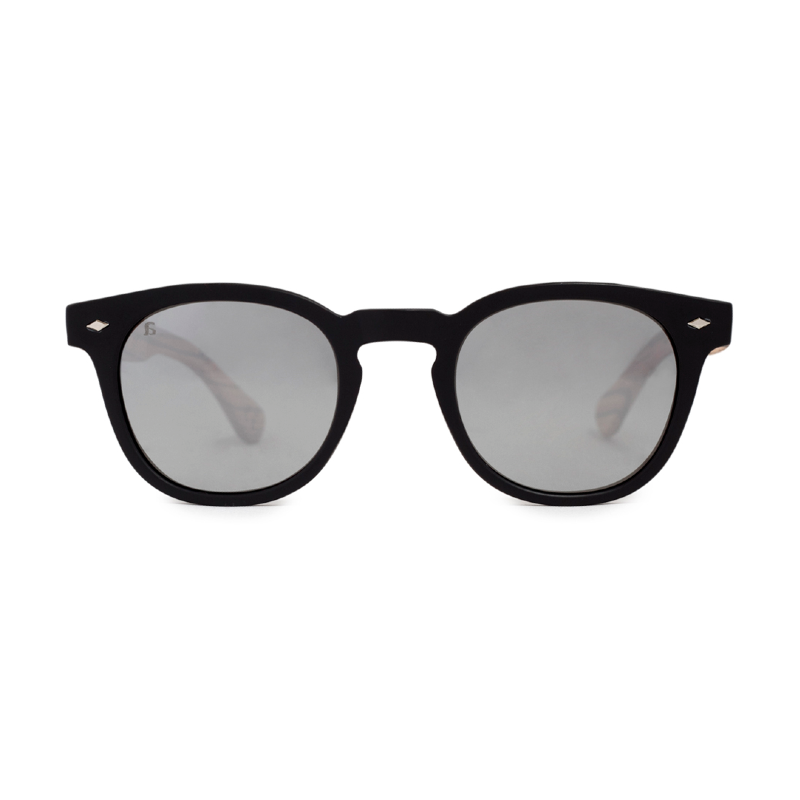 Pandas Oak Mirror Black