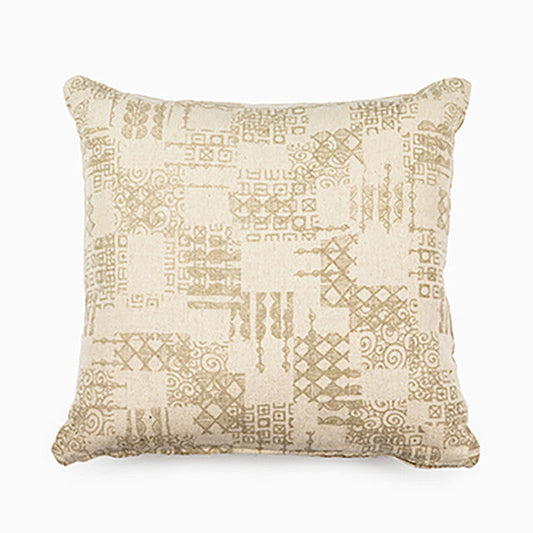 MEVAK LIVING - M/Bowie printed cotton cushion cover