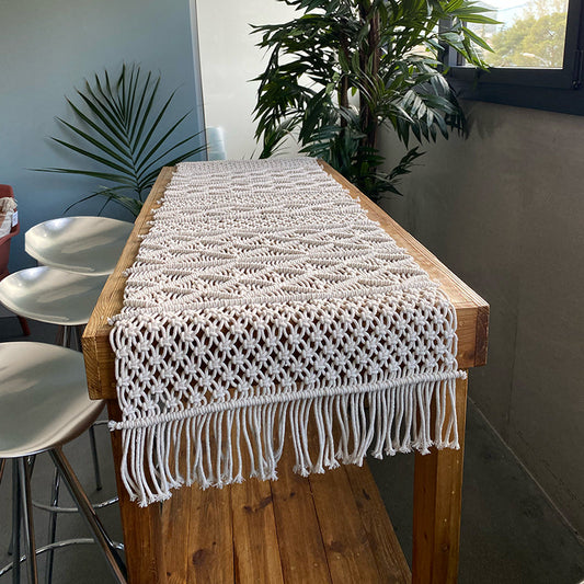MEVAK LIVING - Table runner M/Makramé