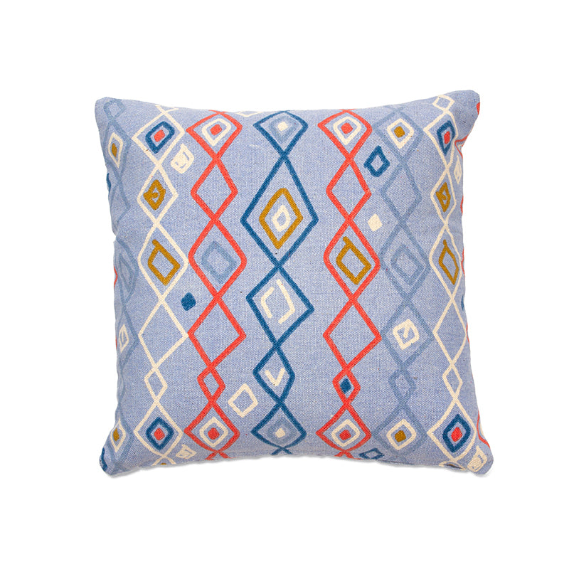 MEVAK LIVING - Funda de cojín estampado de algodón M/Abba
