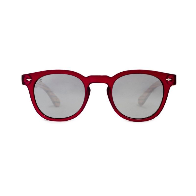 Pandas Oak Mirror Bordeaux