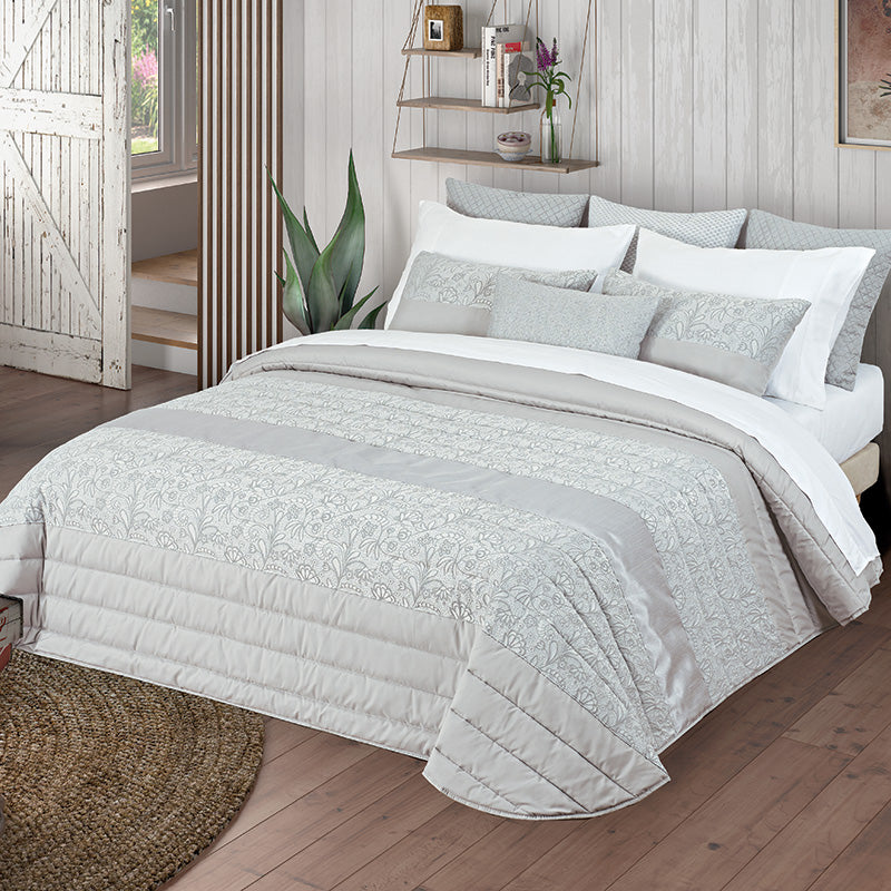MEVAK LIVING - Edredón jacquard M/Hojas