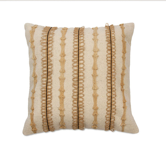 MEVAK LIVING - Housse de coussin jute-coton M/Ena