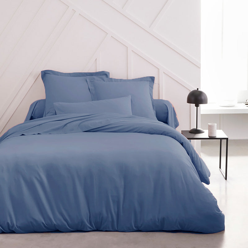 MEVAK LIVING - Smooth reversible polyester-cotton duvet cover