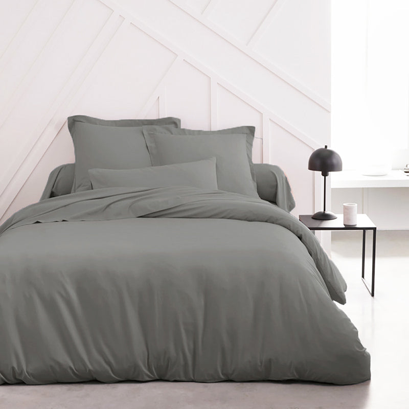 MEVAK LIVING - Smooth reversible polyester-cotton duvet cover