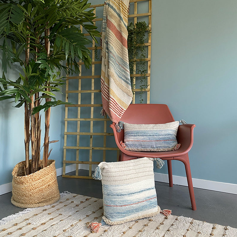 MEVAK LIVING - Housse de coussin en coton M/Indy