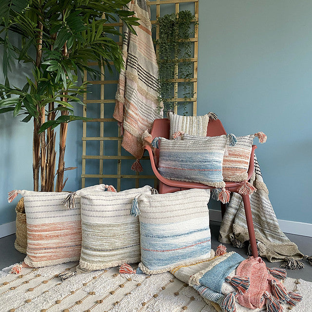 MEVAK LIVING - Housse de coussin en coton M/Indy